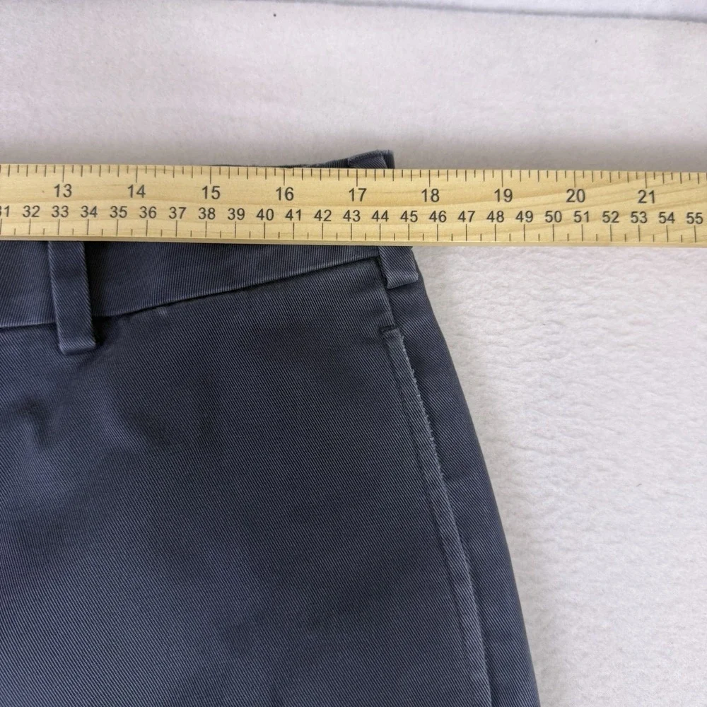 Brooks Brothers Advantage Chino‎ Clark 35x32 Navy Blue Distressed Frayed